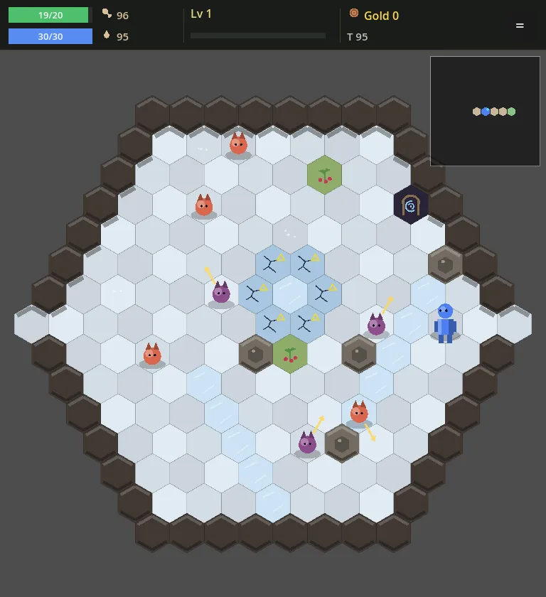 timquest frozen tundra biome with slippery ice tiles
